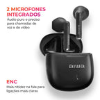 Fone de Ouvido Earbud Aiwa EB-05-B Bluetooth ENC APP