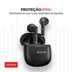 Fone de Ouvido Earbud Aiwa EB-05-B Bluetooth ENC APP
