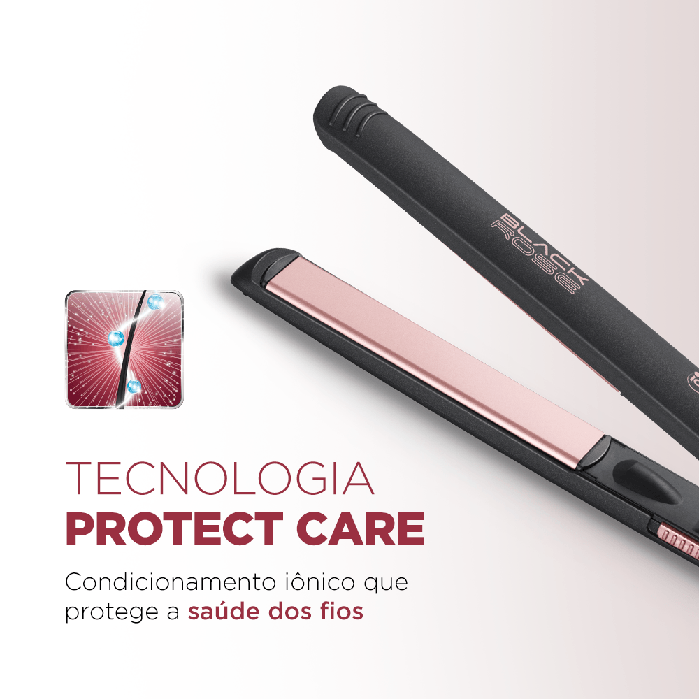 Prancha Alisadora Mondial Black Rose P-27