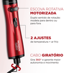 Escova Rotativa Infinity Keratin Mondial Vermelho ER-11-KR