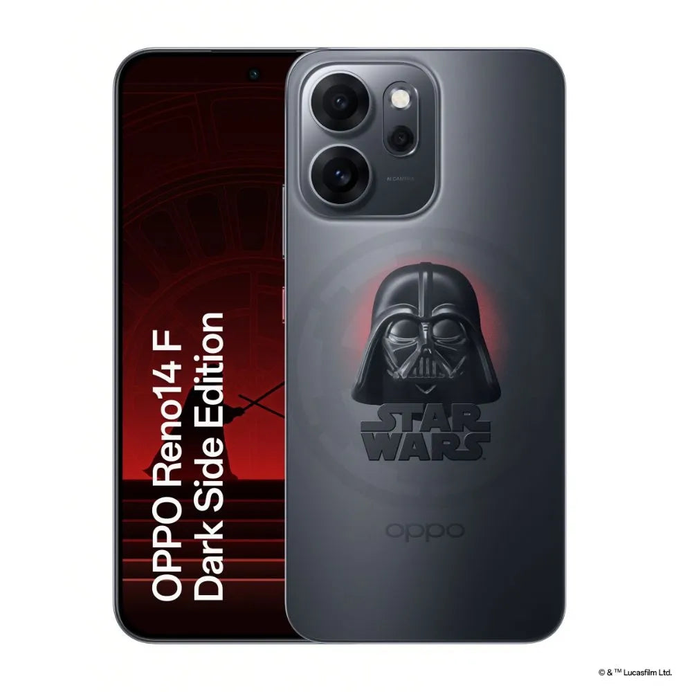 Smartphone OPPO Reno 14 F 256GB 24GB RAM 5G Dark Side Limited Edition