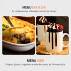 Micro-Ondas Mondial 21L, 1.200W, MO-01-21-W, Branco