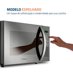 Micro-ondas Mondial 34L, 1.400W, MO-02-34-E, Espelhado