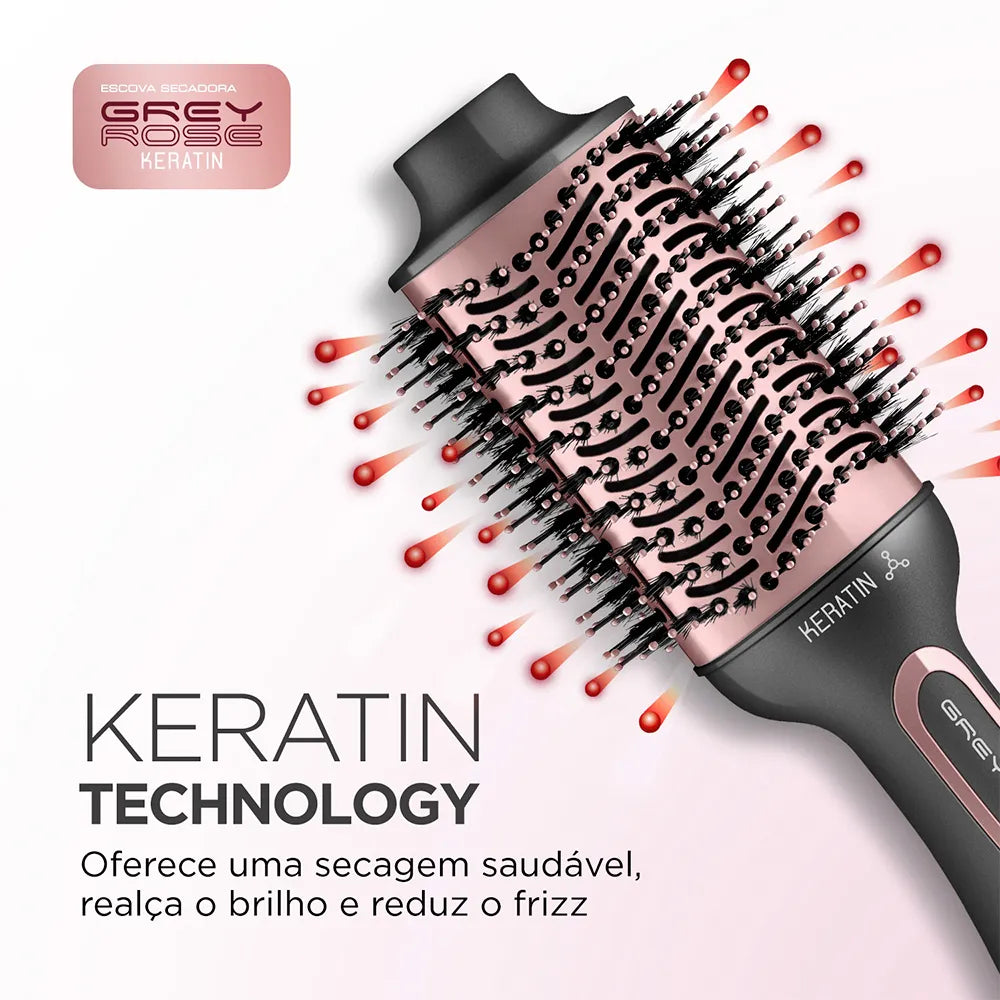 Escova Secadora Mondial Keratin - ES-11-BI