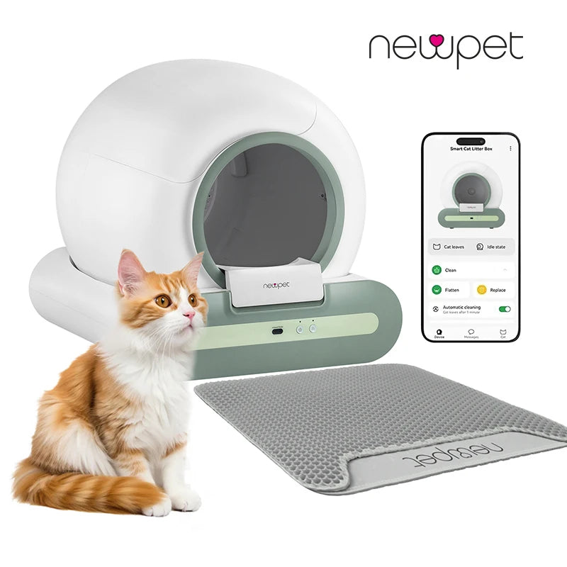 Newpet 65l caixa de areia inteligente para gatos