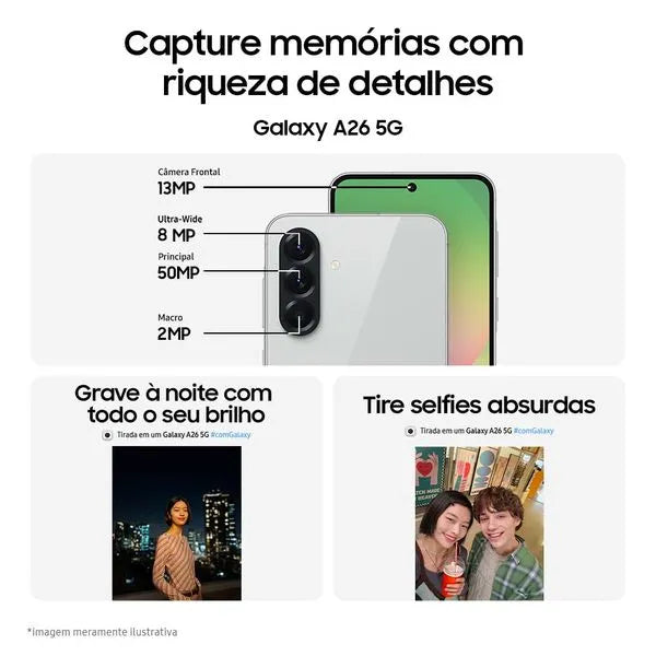 Celular Samsung Galaxy A26 5G 256GB