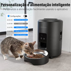 Alimentador Inteligente para Cães 2L Adequado para Animais de Estimação de Pequeno e Médio Porte Alimentador Automático