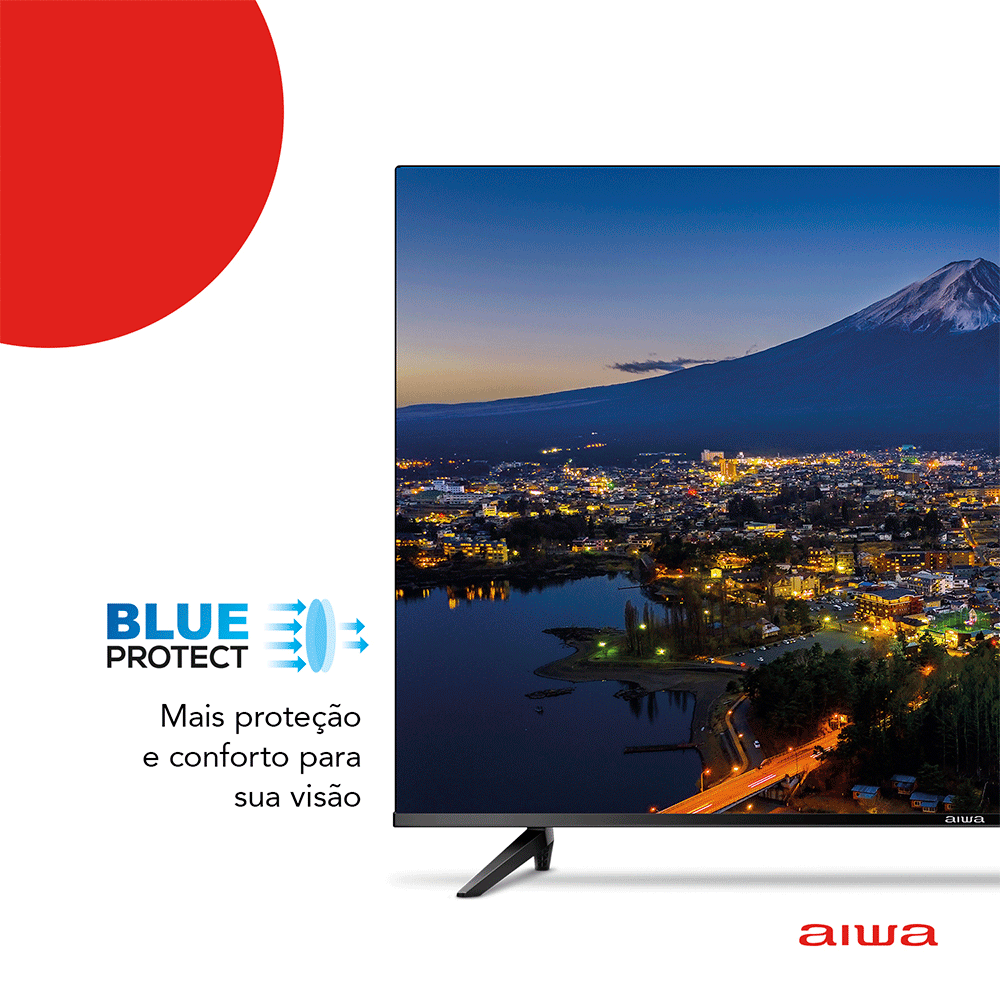 Smart TV Aiwa 32", HD, Android, AWS-TV-32-BL-02-A