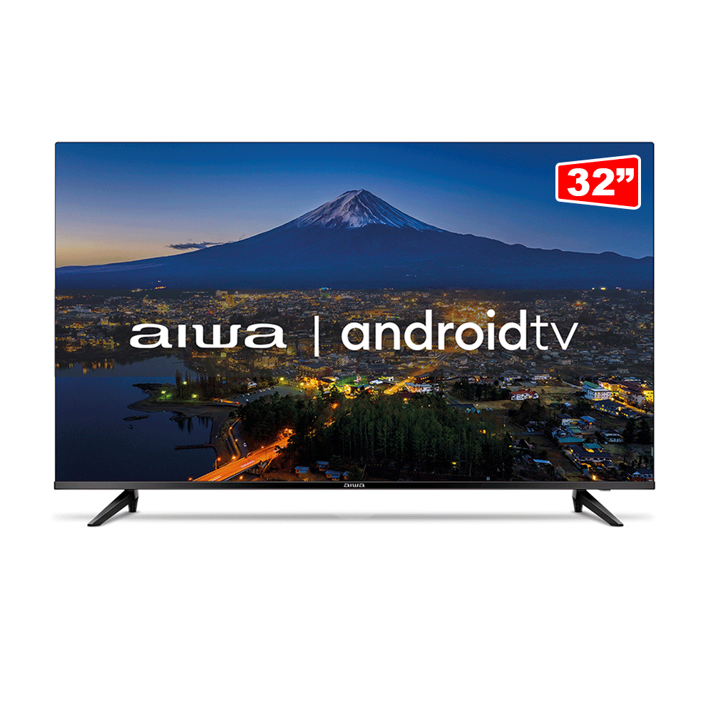 Smart TV Aiwa 32", HD, Android, AWS-TV-32-BL-02-A