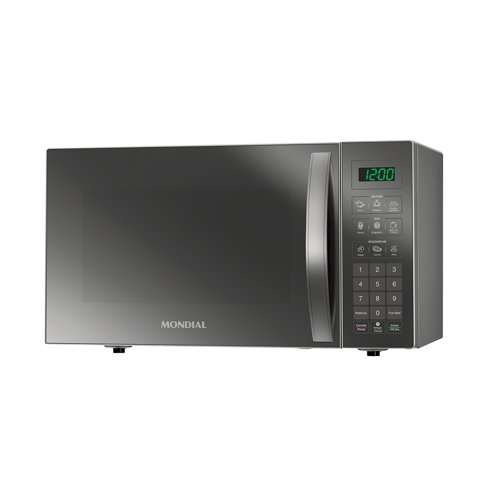 Micro-ondas Mondial 34L, 1.400W, MO-02-34-E, Espelhado