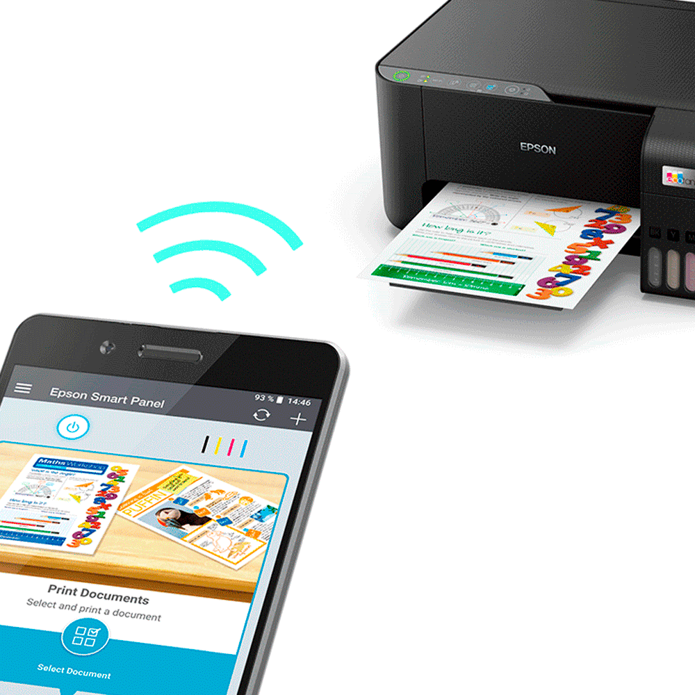 Impressora Multifuncional Epson EcoTank L3250, Wireless, Wi-Fi Direct Bivolt