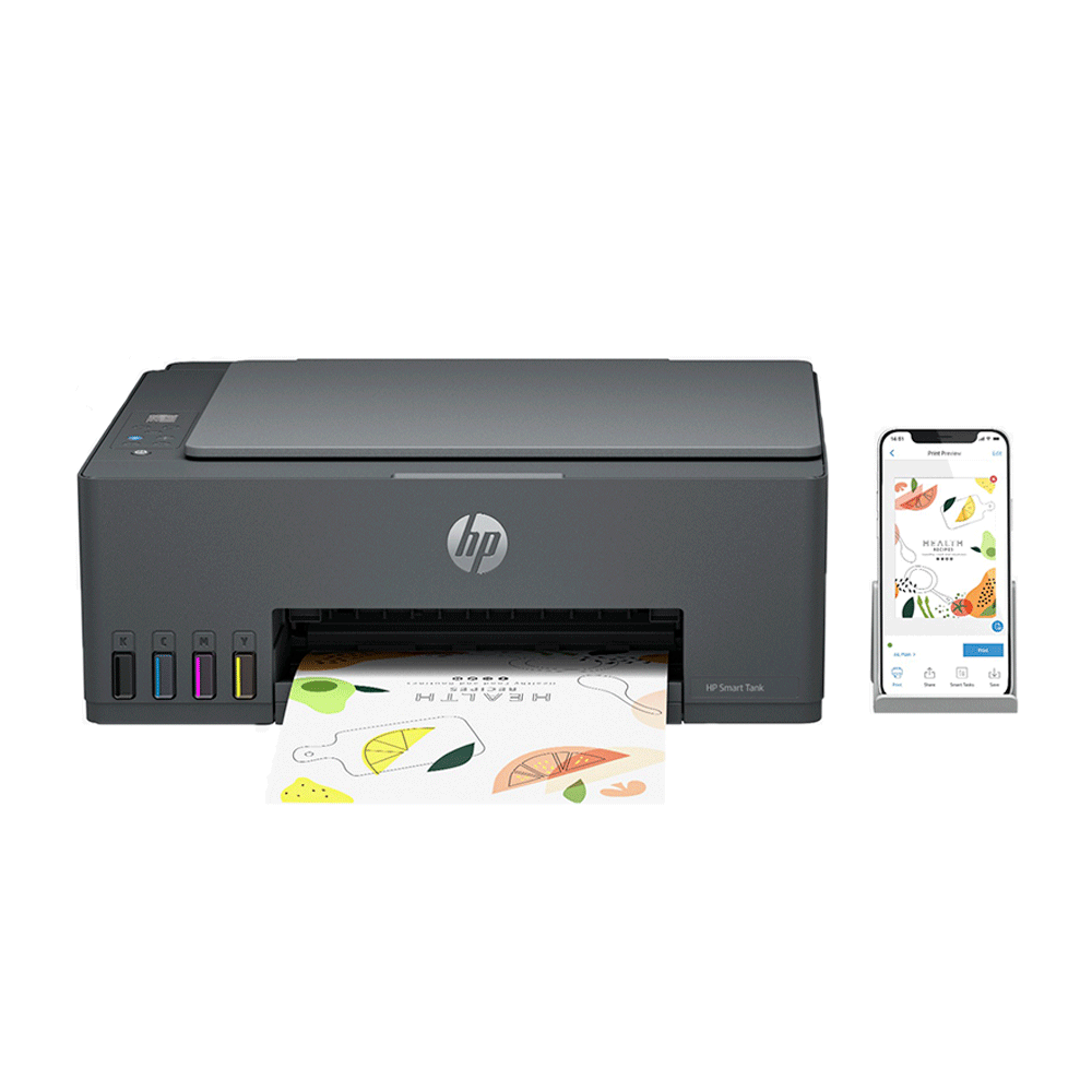 Impressora HP Multifuncional Smart Tank 584, Wi-Fi, USB Bivolt