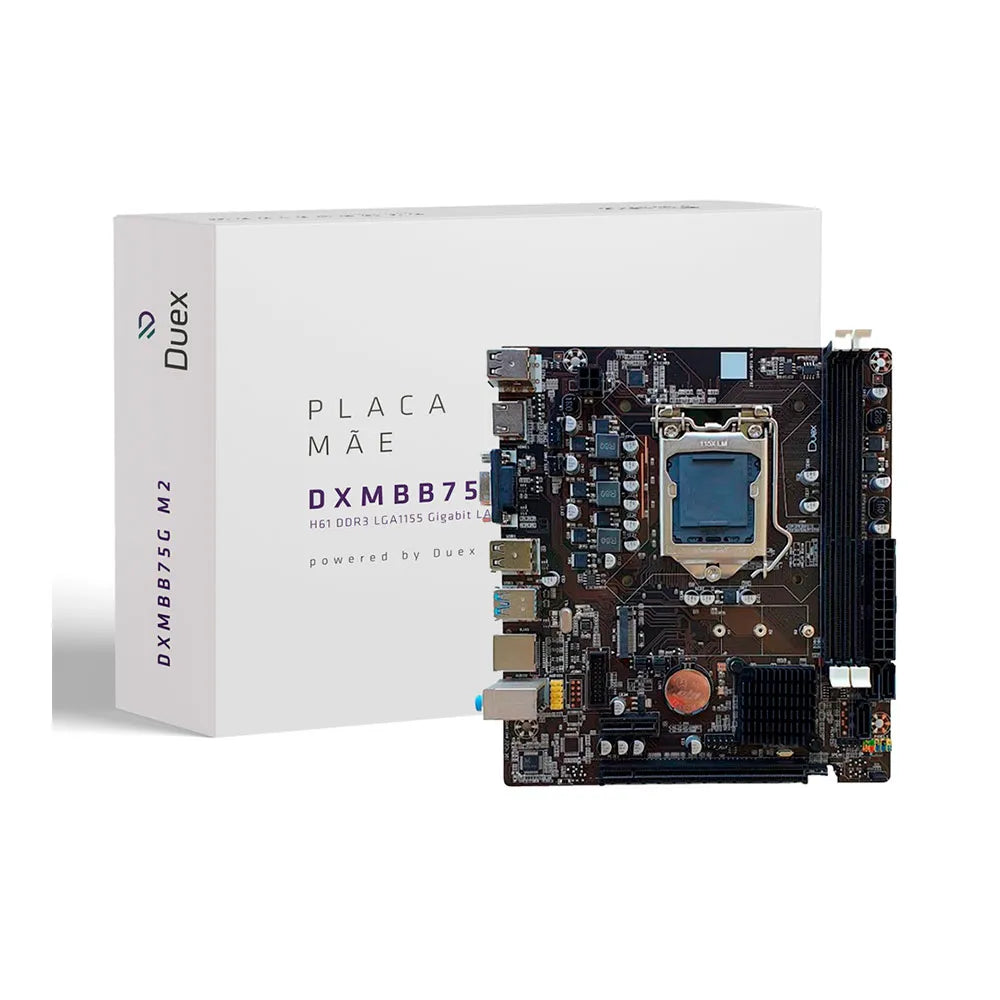 Placa Mãe Duex DXMBB75G M.2 LGA1155 DDR3
