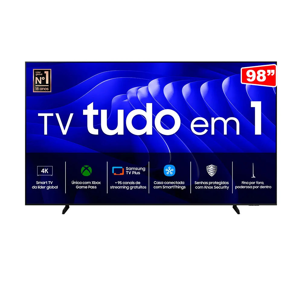 Samsung Smart TV 98" LED Super Big 4K 98DU9000, Crystal UHD 4K, 120Hz