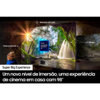 Samsung Smart TV 98" LED Super Big 4K 98DU9000, Crystal UHD 4K, 120Hz