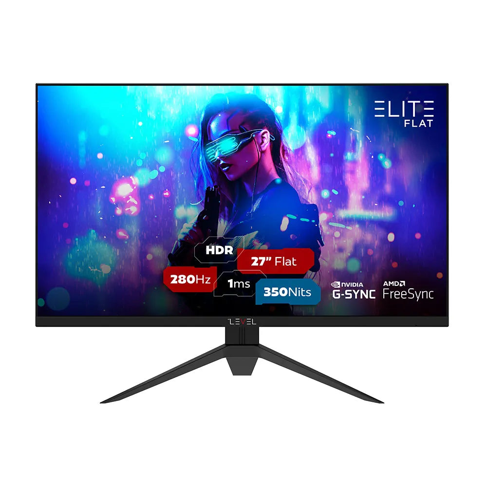 Monitor Gamer Hi Level Elite Flat 27" ELED, 280Hz, 1ms, HDR, Freesync e G-sync