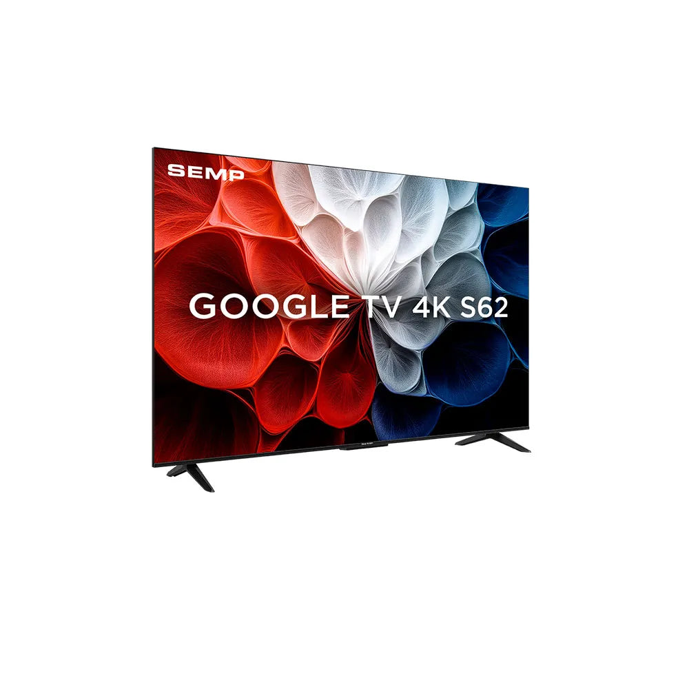 Smart TV LED 55" SEMP S62 4K UHD, Google TV, Wi-Fi Dual Band, Dolby Áudio e Comando por Voz com Google Assistente