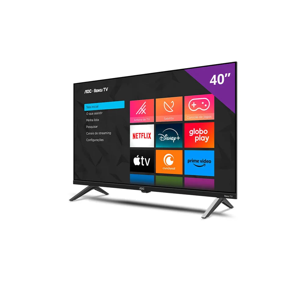 Smart TV AOC 40" Full HD Roku, 40S5045/78G