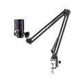 Microfone Gamer Havit GK50 Pro, RGB, USB, Preto, Com Braço Articulado - GK50PRO