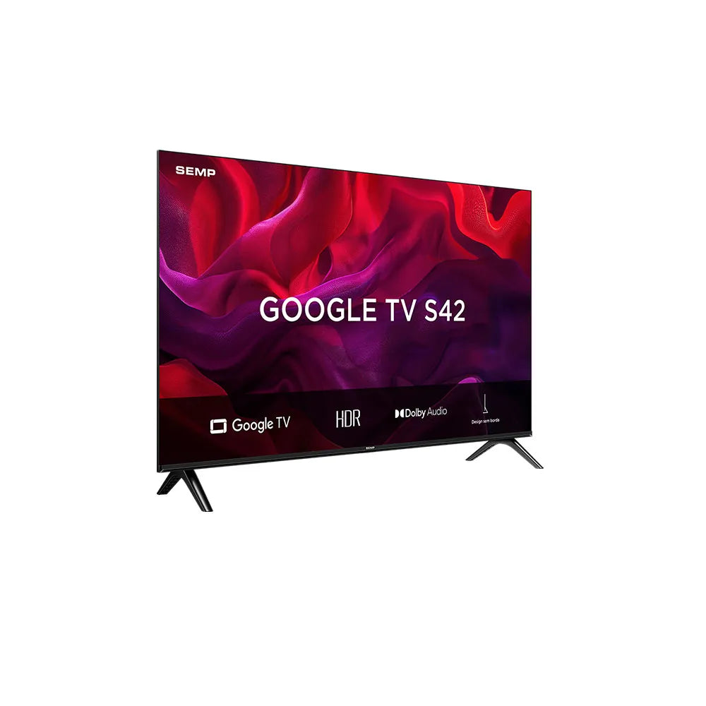 Smart TV LED HD 32" SEMP 32S42, Dolby Audio, Google