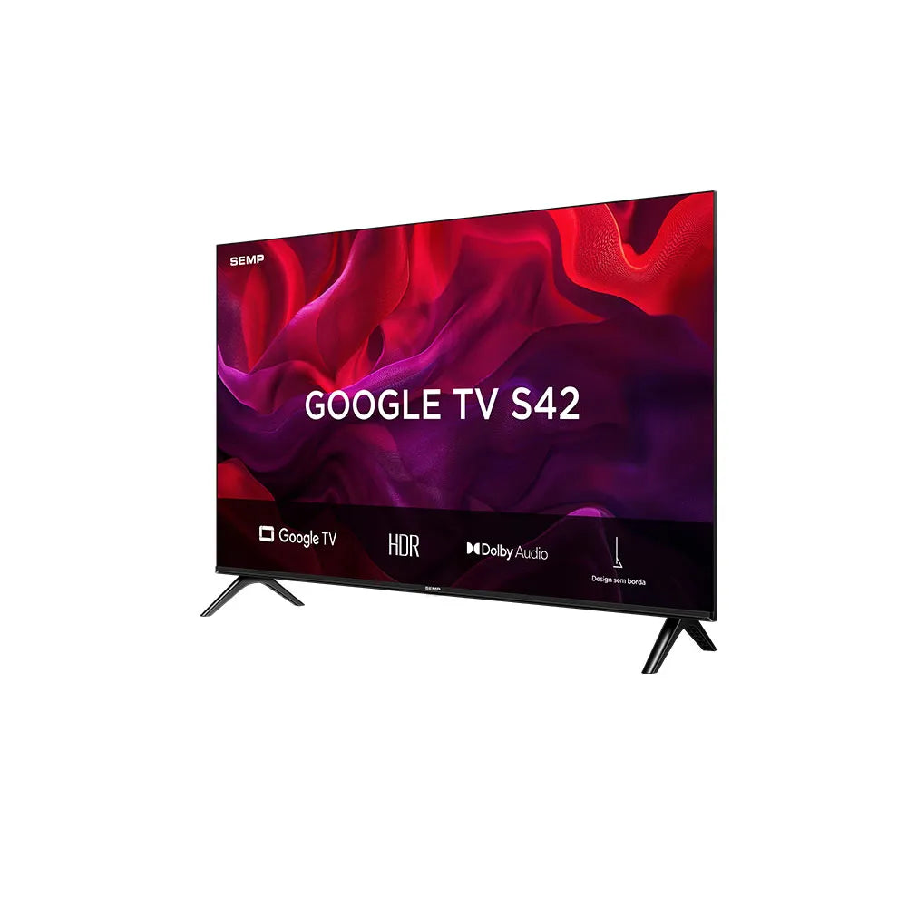 Smart TV LED HD 32" SEMP 32S42, Dolby Audio, Google