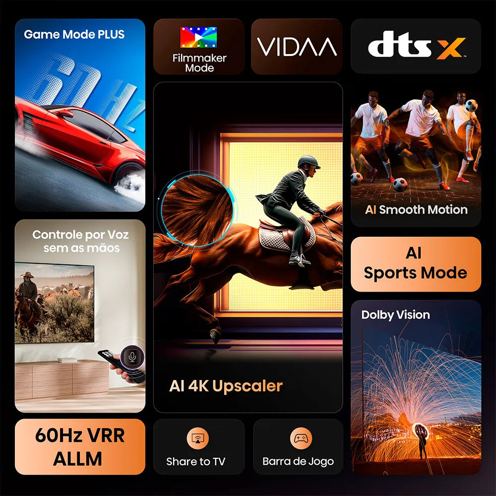 Smart TV Hisense 4K 58" 58A6NV