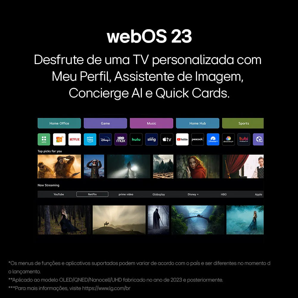 Smart TV 43" LG FULL HD 43LR6700PSA Ashed Blue