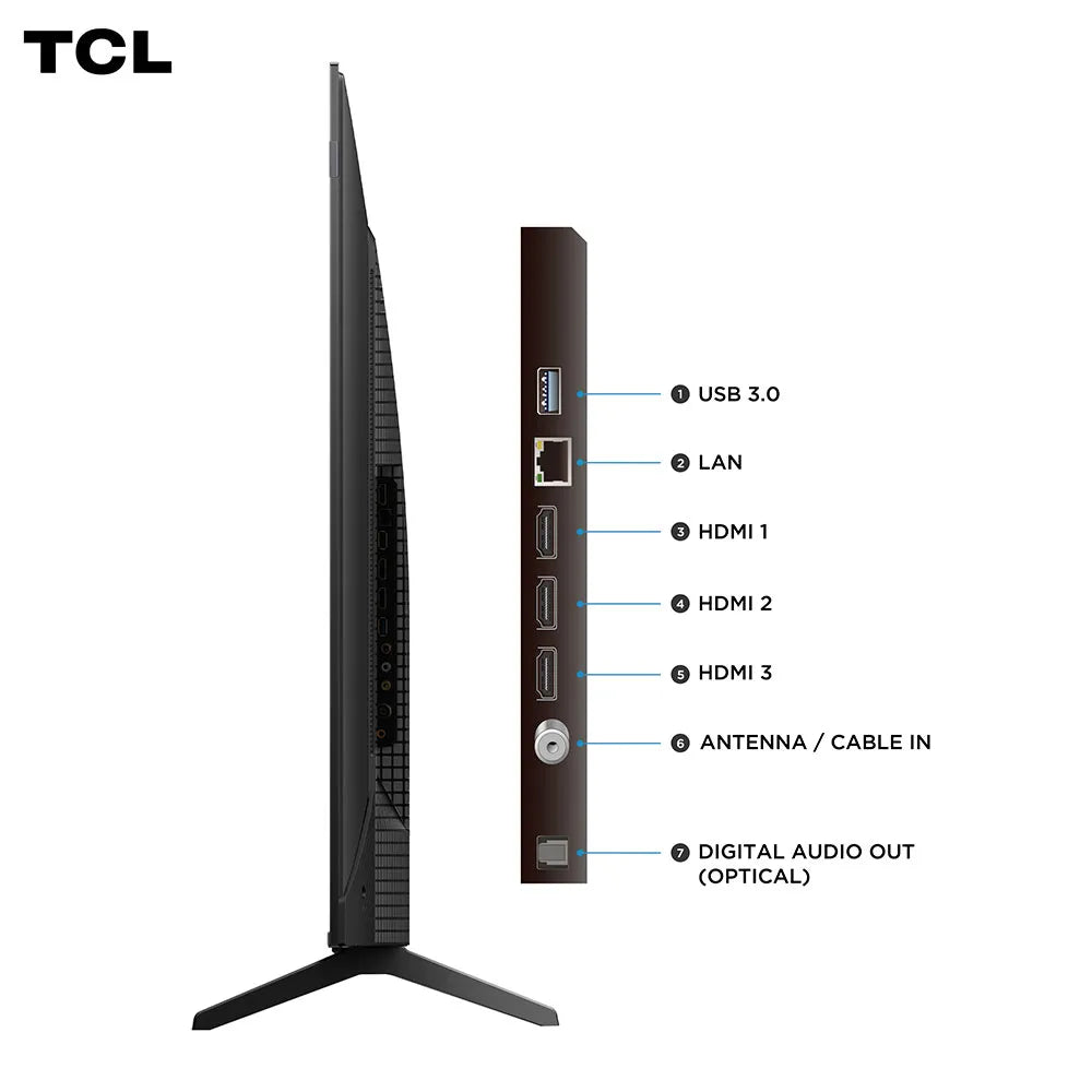 Smart TV TCL 55" QLED 4K P7K, Google TV, Wi-Fi Dual Band, Dolby Vision, Dolby Atmos