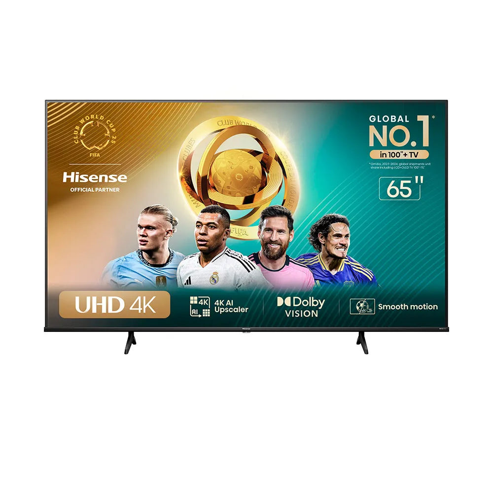Smart TV 4K DLED 65" Hisense , Plataforma Inteligente VIDAA U9, 65A6NV