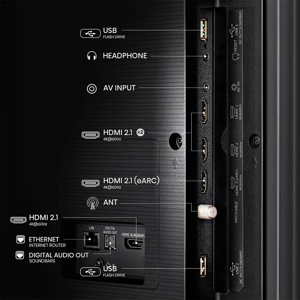 Smart TV 4K DLED 65" Hisense , Plataforma Inteligente VIDAA U9, 65A6NV