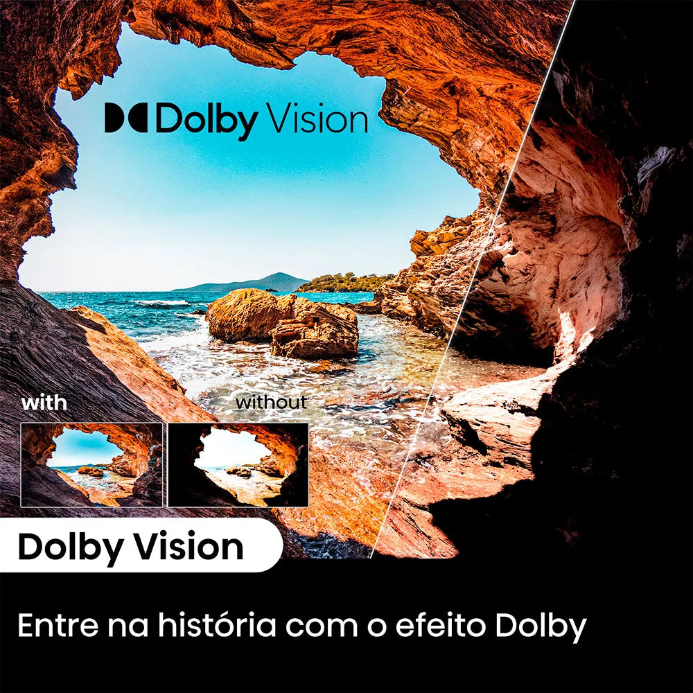 Smart TV 4K DLED 65" Hisense , Plataforma Inteligente VIDAA U9, 65A6NV