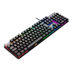 Teclado Mecânico Gamer Havit com Iluminação, USB , ABNT2 - KB432L-PB Preto