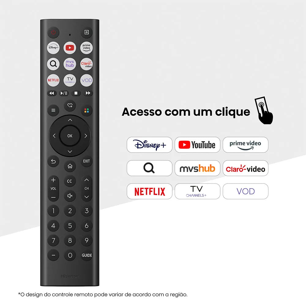 Smart TV Hisense 40" DLED Full HD, 40A4NV