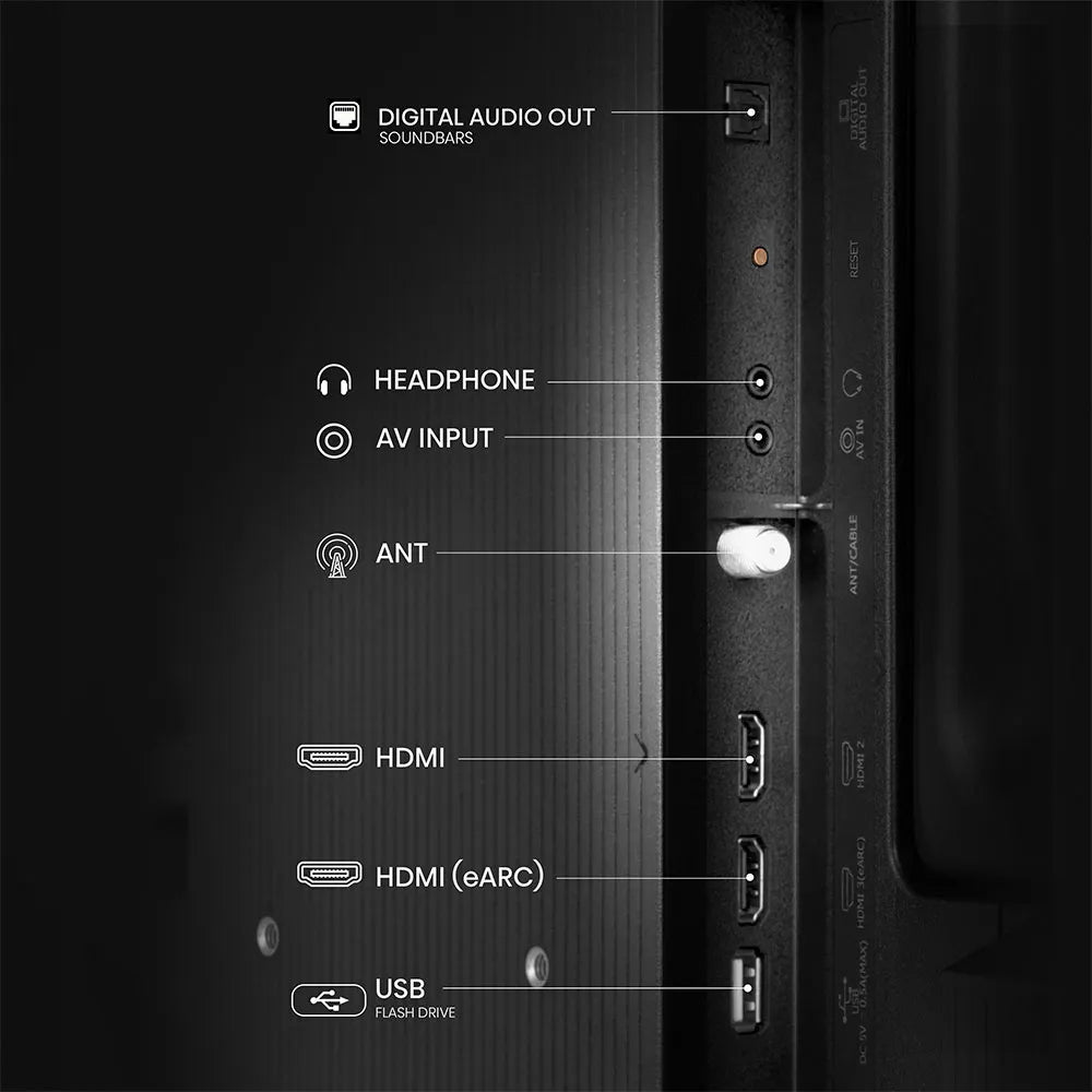 Smart TV Hisense 40" DLED Full HD, 40A4NV