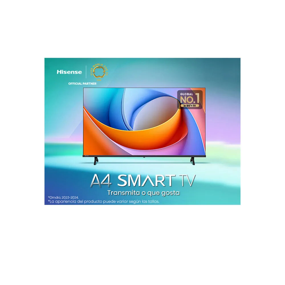 Smart TV Hisense 40" DLED Full HD, 40A4NV