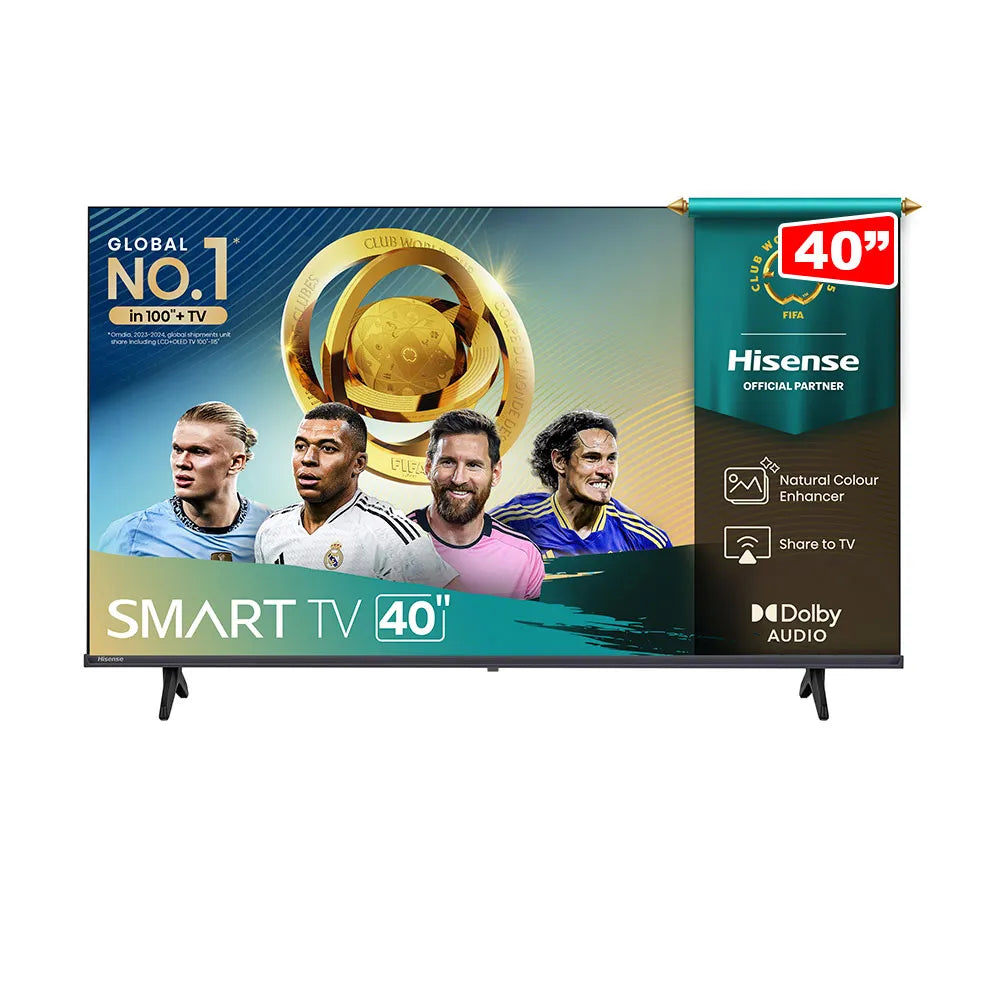 Smart TV Hisense 40" DLED Full HD, 40A4NV