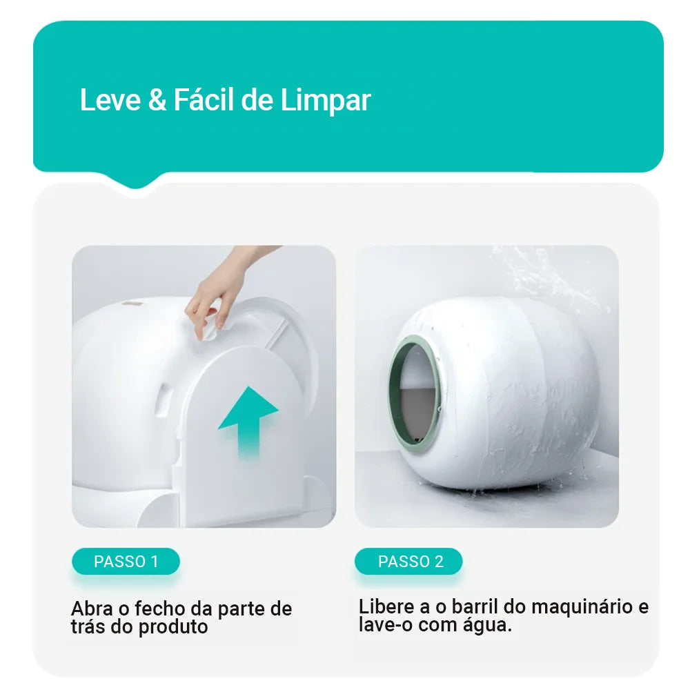 Newpet 65l caixa de areia inteligente para gatos