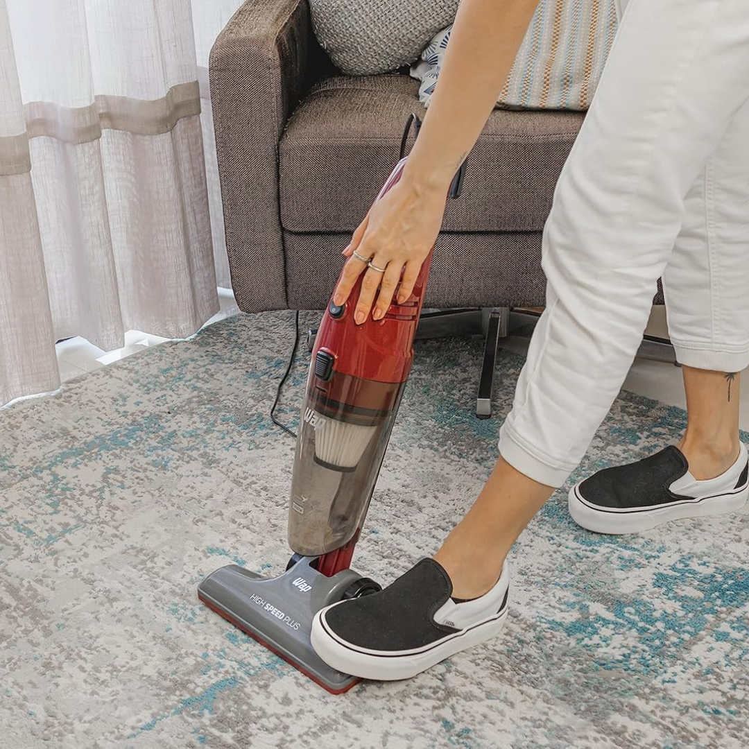 Aspirador de Pó Vertical HIGH SPEED PLUS 3 em 1, Compacto, 1,2 Litros, com Extensor Removível, 134mbar 1350W