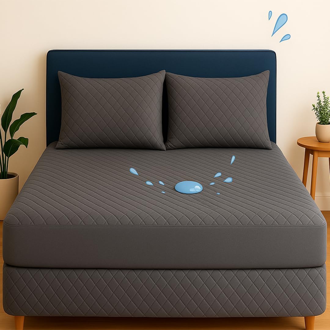 Kit Capa de Colchão Solteiro - 2 Peças - Impermeável c/ 4 Camadas de Proteção