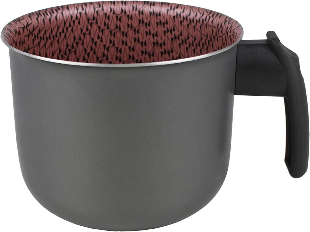 Conjunto Panelas Elegan Prime 8 Peças Grafite com Rosa - Dona Chefa