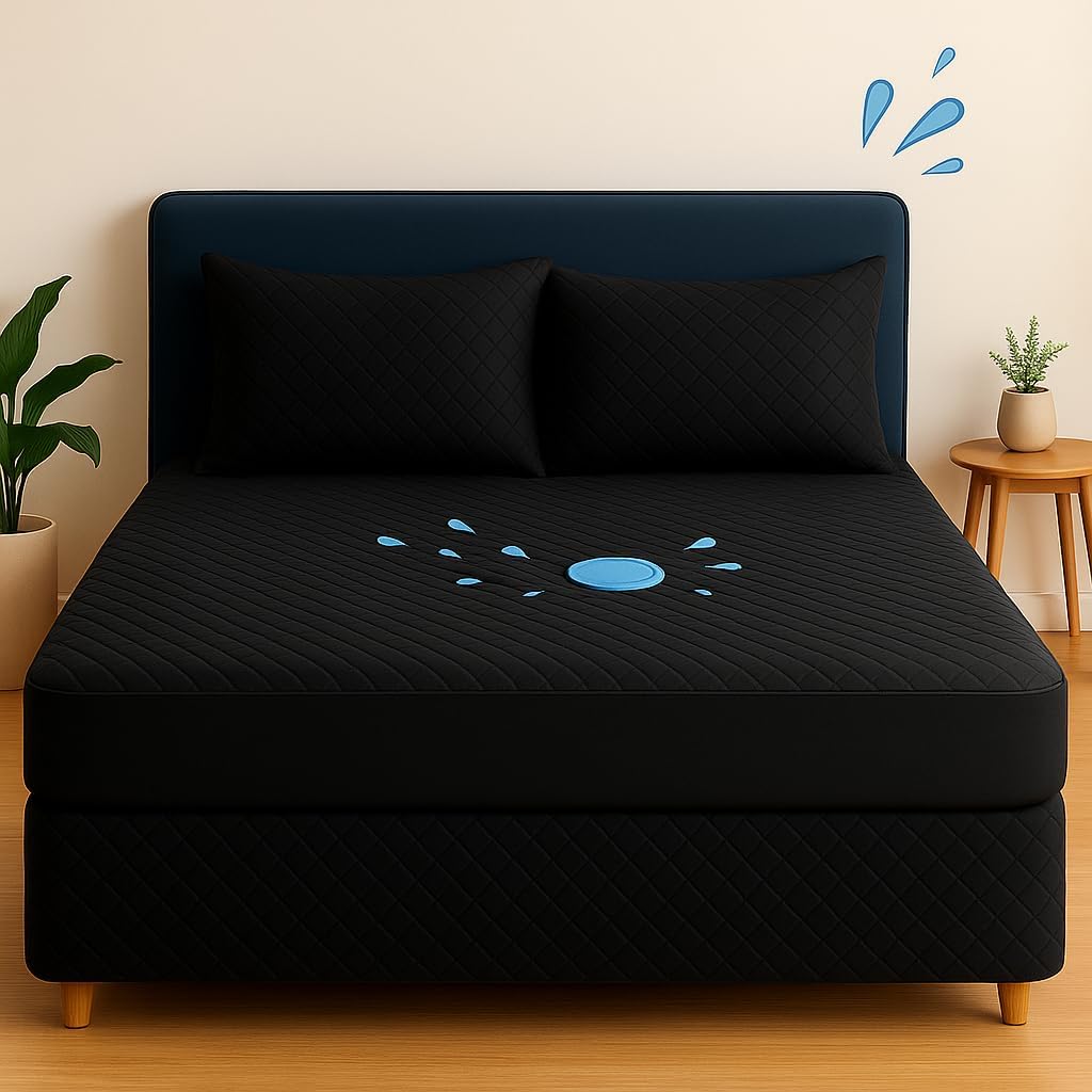 Kit Capa de Colchão Solteiro - 2 Peças - Impermeável c/ 4 Camadas de Proteção