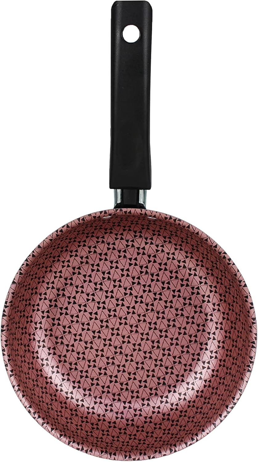 Conjunto Panelas Elegan Prime 8 Peças Grafite com Rosa - Dona Chefa