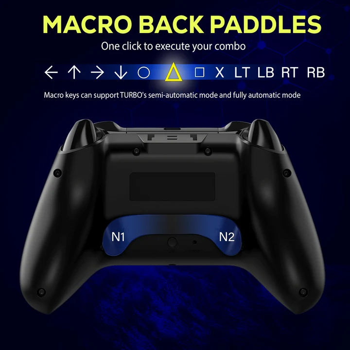 Controle sem fio QRD Spark N5 para PS5/PS4/PS3/PC
