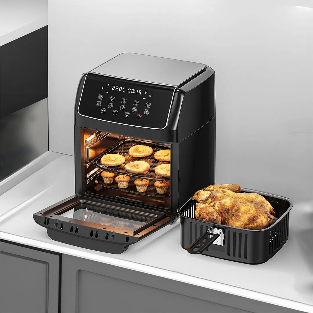 Air Fryer Oven 12L, Digital Cor: Preto