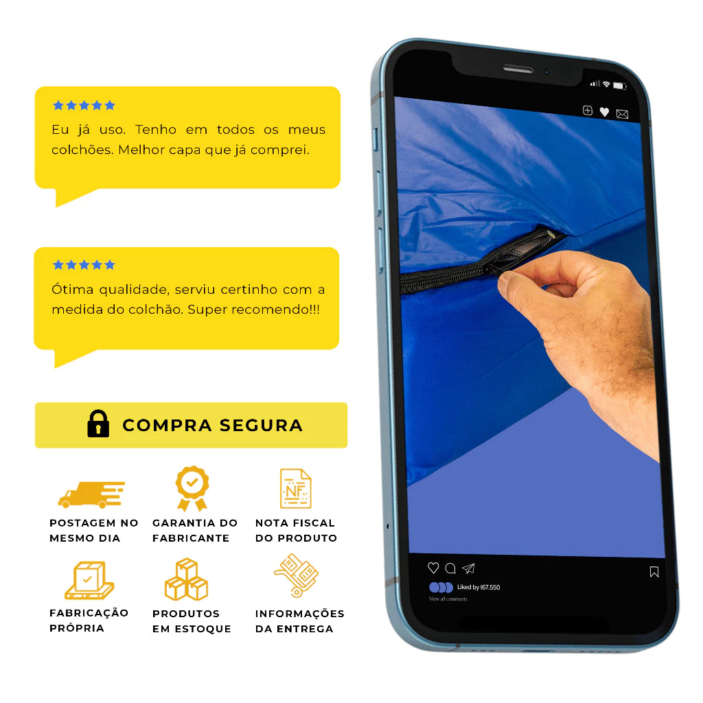 Capa Protetora De Colchão