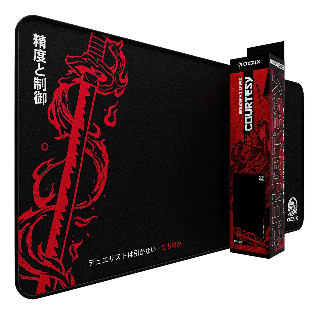 Mousepad Courtesy 70×35 Katana Speed Exclusivo Ozzix