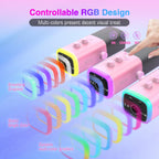 FIFINE Microfone para jogos XLR/USB para podcasting, microfone RGB