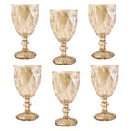 Conjunto Jogo 6 Taças Vidro Diamond 350 ml