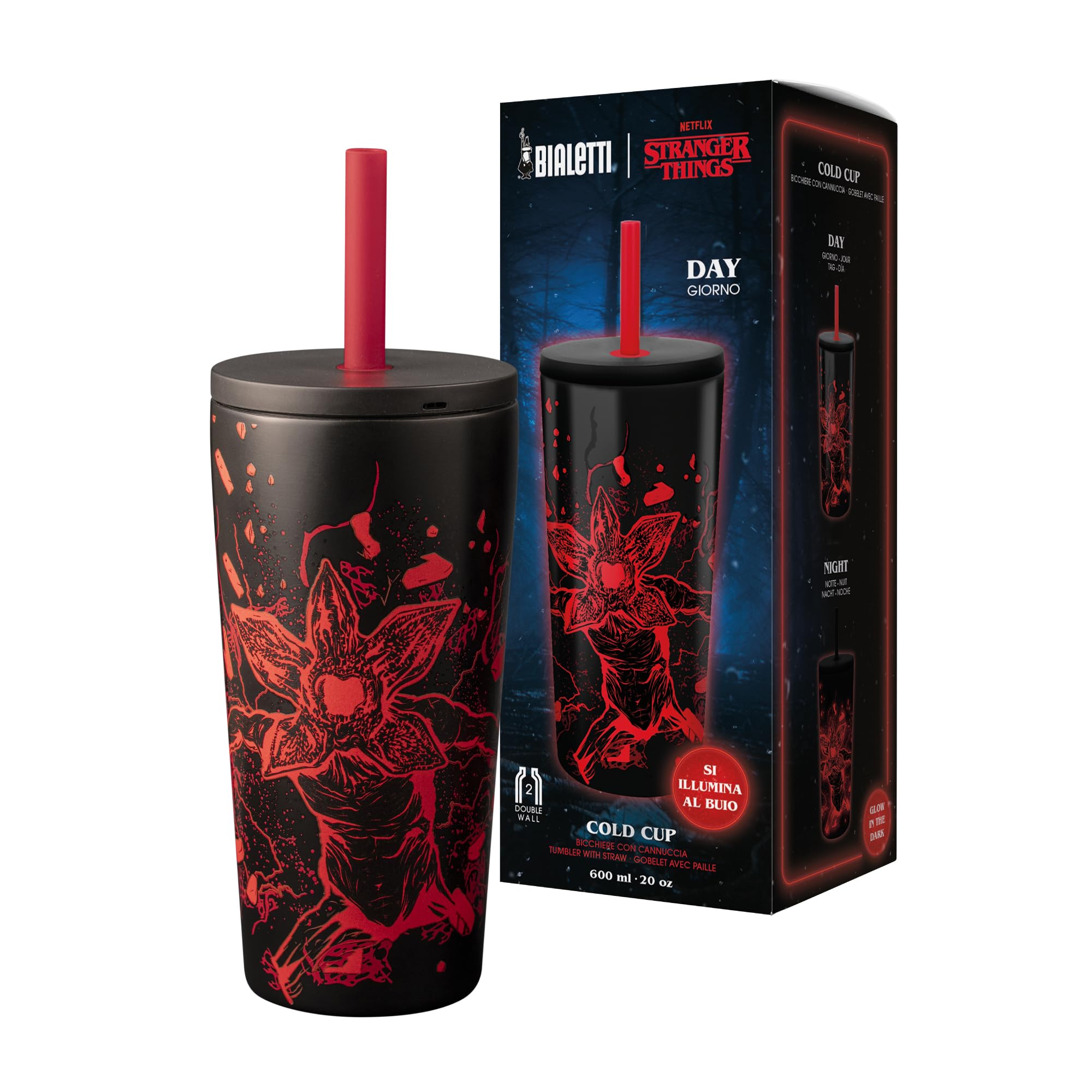 Bialetti Copo em Inox com Tampa Stranger Things Netflix 600ml