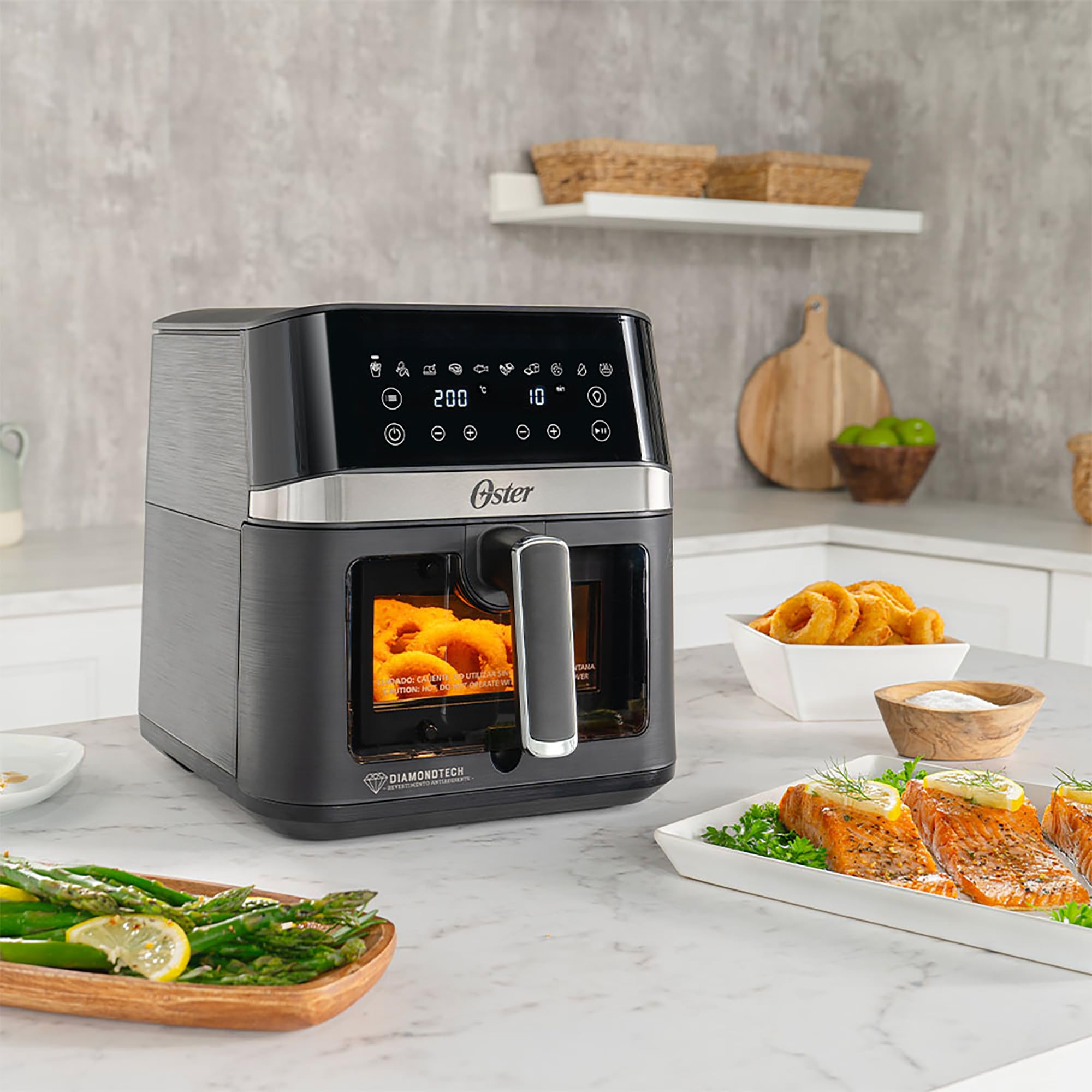 Fritadeira DiamondTech Oster 6L CKSTAF60WDDF, Preto